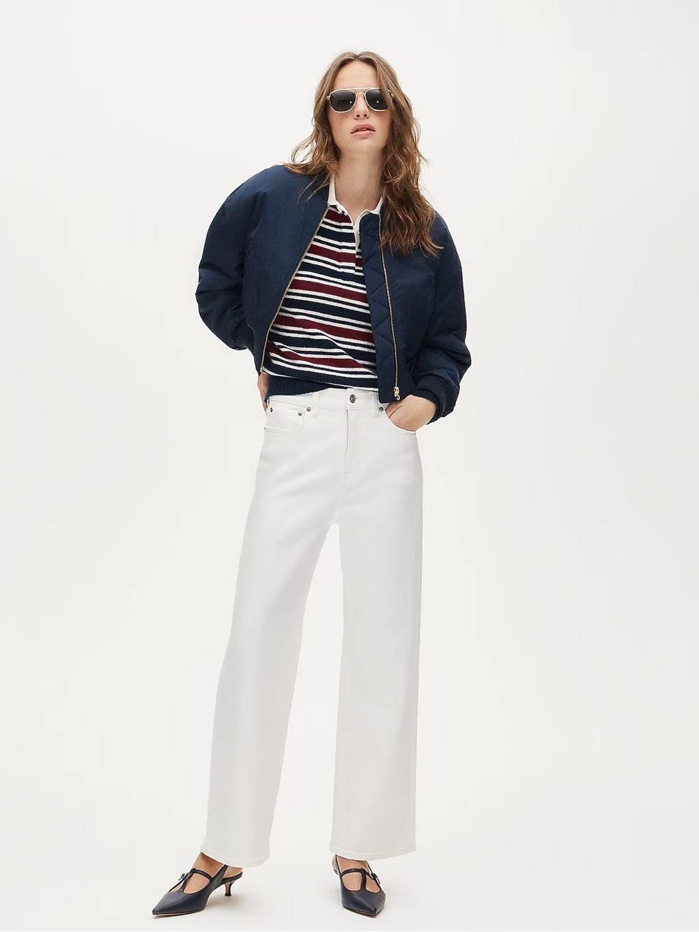 J. Crew Curvy slim-wide jean Size 29